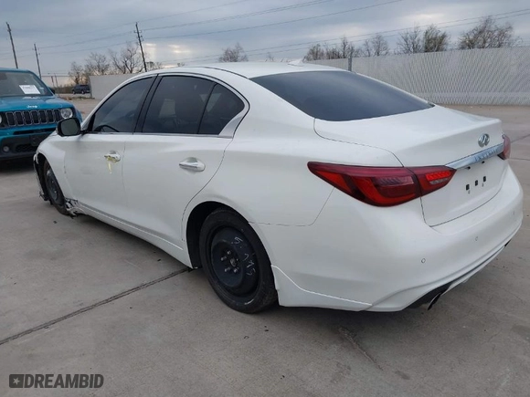 2021 Infiniti Q50 3.0t SENSORY with VIN JN1EV7CP7MM701533, listed as a IAAI auction lot 41200618 with 60,464 mi miles. Bid and sale history available at carsss.com. Image 3.