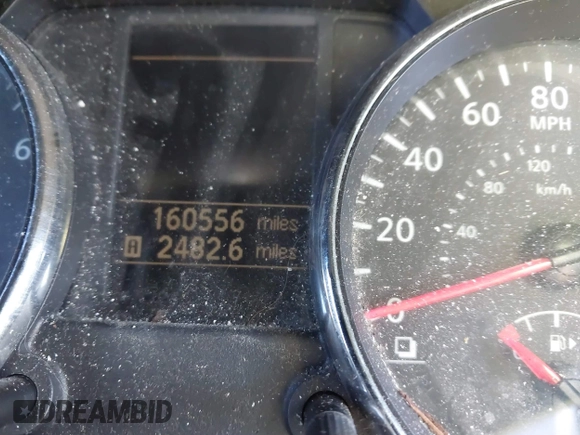 2015 Nissan Rogue S with VIN JN8AS5MVXFW770931, listed as a IAAI auction lot 41575344 with 160,556 mi miles and . Bid and sale history available at DreamBid. Image 7.