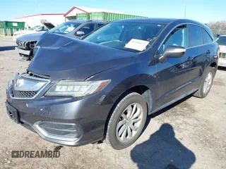 2016 Acura RDX Tech Pkg with VIN 5J8TB4H53GL012989, listed as a IAAI auction lot 41340473 with 109,056 mi miles. Bid and sale history available at carsss.com. Image 2.