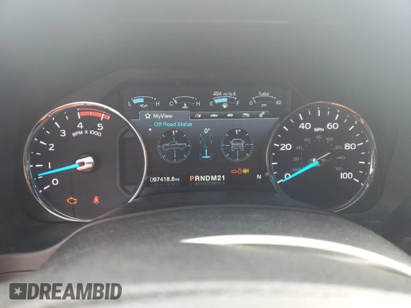 2018 Ford F-350 XL with VIN 1FT8W3CT7JEB47560, listed as a Copart auction lot 58320115 with 97,418 mi miles and Clean title. Bid and sale history available at DreamBid. Image 9.
