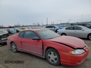 2004 Chevrolet Monte Carlo SS with VIN 2G1WX12K449193350, listed as a Copart auction lot 44987355 with 141,715 mi miles and Salvage Title. Bid and sale history available at carsss.com. Image 4.
