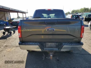 2016 Ford F-150 XLT with VIN 1FTEW1E80GFB46351, listed as a Copart auction lot 60571525 with 225,580 mi miles and Salvage title. Bid and sale history available at DreamBid. Image 6.