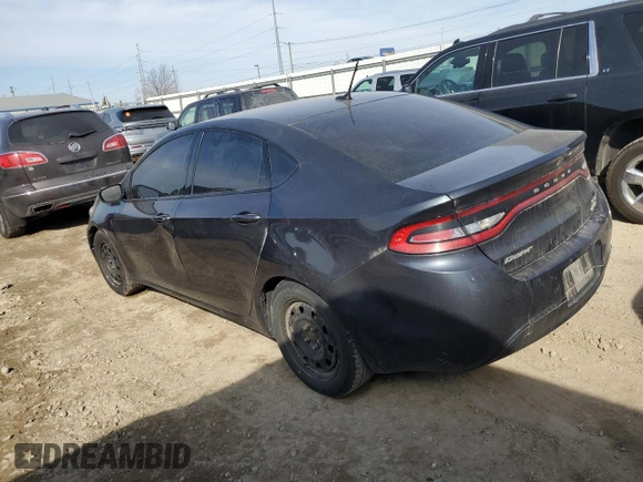 2014 Dodge Dart SXT with VIN 1C3CDFBB8ED682066, listed as a Copart auction lot 48863425 with 152,383 mi miles and Clean Title. Bid and sale history available at carsss.com. Image 2.