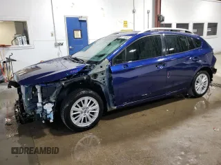 2017 Subaru Impreza Premium with VIN 4S3GTAB68H3742220, listed as a Copart auction lot 56116245 with 88,267 mi miles and Salvage title. Bid and sale history available at DreamBid. Image 1.