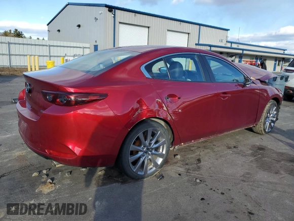 2021 Mazda 3 Preferred with VIN 3MZBPBCM9MM205816, listed as a Copart auction lot 84468874 with 34,351 mi miles and Salvage Title. Bid and sale history available at DreamBid. Image 3.