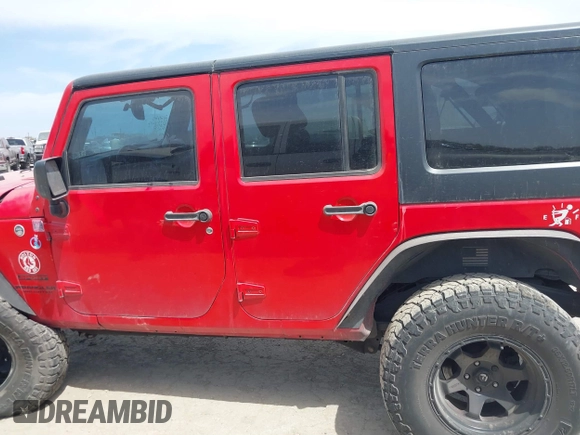 2015 Jeep Wrangler Unlimited Willys Wheeler with VIN 1C4BJWDG9FL750505, listed as a IAAI auction lot 41781762 with 139,000 mi miles and . Bid and sale history available at DreamBid. Image 15.