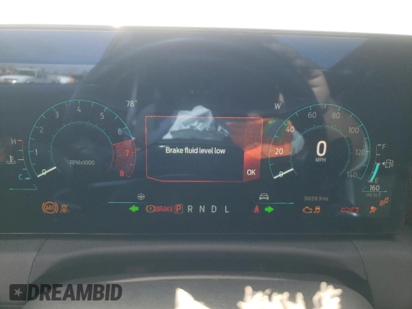 2024 Ford Mustang EcoBoost with VIN 1FA6P8TH3R5107216, listed as a Copart auction lot 43334045 with 31,659 mi miles and Salvage Title. Bid and sale history available at DreamBid. Image 9.