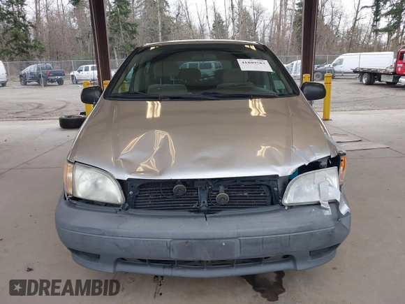 2001 Toyota Sienna CE with VIN 4T3ZF19C31U393059, listed as a IAAI auction lot 41809583 with 237,250 mi miles. Bid and sale history available at carsss.com. Image 12.