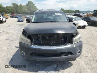 2012 Infiniti QX56 7-passenger with VIN JN8AZ2NE6C9021479, listed as a Copart auction lot 58426124 with 204,710 mi miles and Clean Title. Bid and sale history available at carsss.com. Image 5.