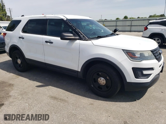 2016 Ford Utility Police Interceptor with VIN 1FM5K8AR6GGB53958, listed as a Copart auction lot 48754065 with 85,521 mi miles and Salvage Title. Bid and sale history available at carsss.com. Image 4.
