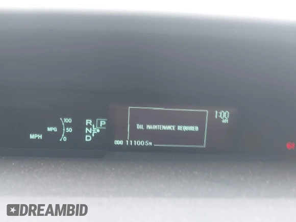 2010 Toyota Prius II with VIN JTDKN3DU8A0146446, listed as a IAAI auction lot 41909654 with 111,005 mi miles. Bid and sale history available at carsss.com. Image 7.