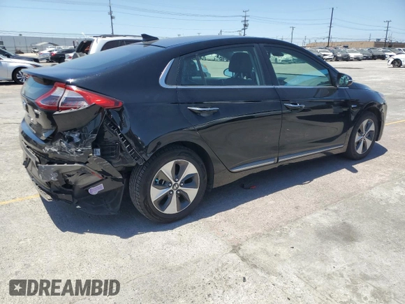 2019 Hyundai Ioniq Limited with VIN KMHC05LH3KU043105, listed as a Copart auction lot 57809855 with 72,647 mi miles and Salvage title. Bid and sale history available at DreamBid. Image 3.