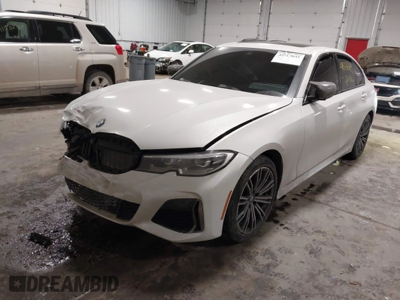 2020 BMW 3 Series M340i xDrive with VIN WBA5U9C08LFJ73063, listed as a IAAI auction lot 41513641 with 52,431 mi miles and . Bid and sale history available at DreamBid. Image 17.