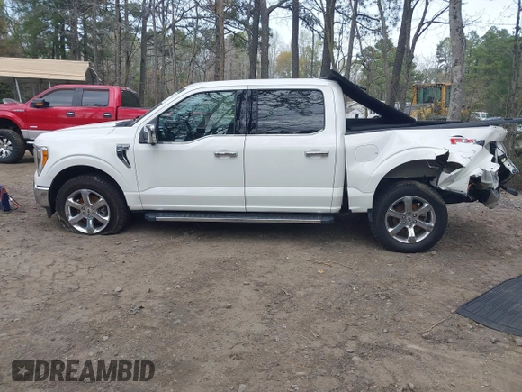 2021 Ford F-150 XL with VIN 1FTFW1E86MKD97432, listed as a IAAI auction lot 41941972 with 107,395 mi miles. Bid and sale history available at carsss.com. Image 14.