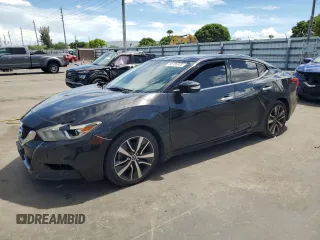 2017 Nissan Maxima SV z VIN 1N4AA6AP7HC389669, wystawiony jako Copart lot #60706925 z przebiegiem 163 090 mil mil oraz Czysty tytuł • Clean title. Historia ofert i sprzedaży dostępna na DreamBid. Obrazek 1.