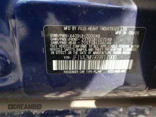2016 Subaru WRX STI z VIN JF1VA2M69G9817900, wystawiony jako Copart lot #71685613 z przebiegiem Nie podano mil oraz . Historia ofert i sprzedaży dostępna na DreamBid. Obrazek 13.