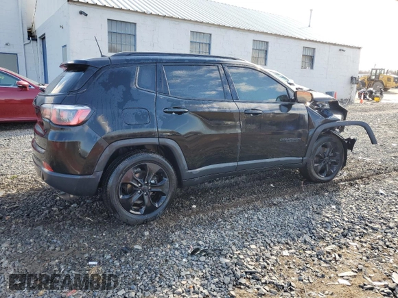 2019 Jeep Compass Latitude with VIN 3C4NJDBB2KT807067, listed as a Copart auction lot 47369375 with 0 mi miles and Salvage Title. Bid and sale history available at carsss.com. Image 3.