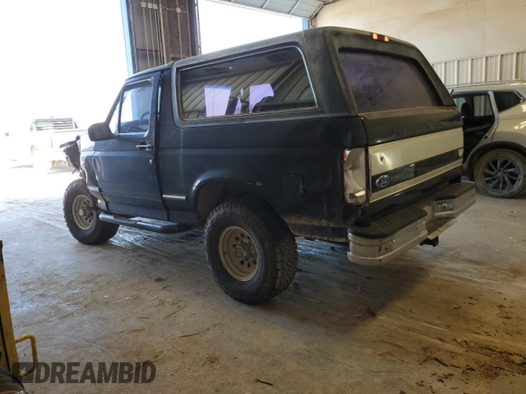 1993 Ford Bronco Custom with VIN 1FMEU15H2PLA65340, listed as a Copart auction lot 74177884 with 277,399 mi miles and Salvage title. Bid and sale history available at DreamBid. Image 2.
