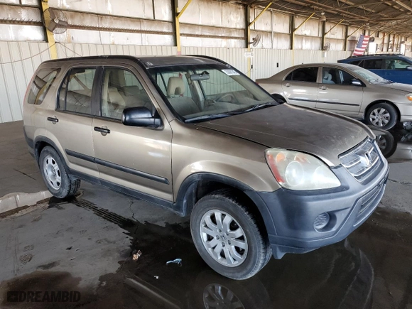 2006 Honda CR-V LX with VIN JHLRD68596C001530, listed as a Copart auction lot 53697345 with 215,798 mi miles and Clean Title. Bid and sale history available at carsss.com. Image 4.