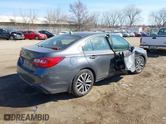 2019 Subaru Legacy Premium with VIN 4S3BNAF68K3009039, listed as a IAAI auction lot 41895951 with 65,142 mi miles and . Bid and sale history available at DreamBid. Image 4.