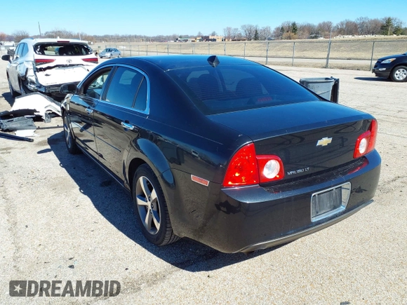 2012 Chevrolet Malibu 1LT with VIN 1G1ZC5E0XCF161406, listed as a IAAI auction lot 41740748 with 135,210 mi miles and . Bid and sale history available at DreamBid. Image 3.