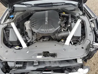 2022 Genesis G70 3.3T z VIN KMTG54TE0NU084384, wystawiony jako Copart lot #57788455 z przebiegiem 28 772 mil mil oraz Szkoda całkowita • Salvage title. Historia ofert i sprzedaży dostępna na DreamBid. Obrazek 11.