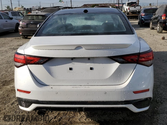 2024 Nissan Sentra SR with VIN 3N1AB8DV3RY208057, listed as a Copart auction lot 47128815 with 20,870 mi miles and Salvage title. Bid and sale history available at DreamBid. Image 6.