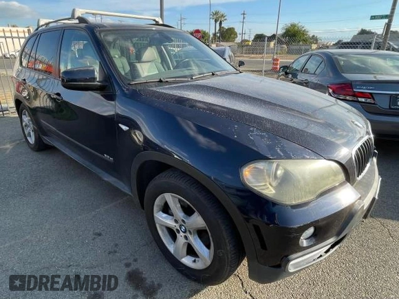 2008 BMW X5 3.0si with VIN 5UXFE43548L007391, listed as a Copart auction lot 81651584 with 60,922 mi miles and Clean Title. Bid and sale history available at carsss.com. Image 1.