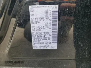 2018 Nissan Pathfinder S with VIN 5N1DR2MN2JC650968, listed as a Copart auction lot 51741025 with 120,319 mi miles and Salvage title. Bid and sale history available at DreamBid. Image 13.