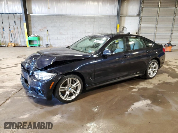 2017 BMW 4 Series 440i xDrive z VIN WBA4E5C50HG189241, wystawiony jako Copart lot #79036374 z przebiegiem 66 090 mil mil oraz Szkoda całkowita • Salvage title. Historia ofert i sprzedaży dostępna na DreamBid. Obrazek 1.