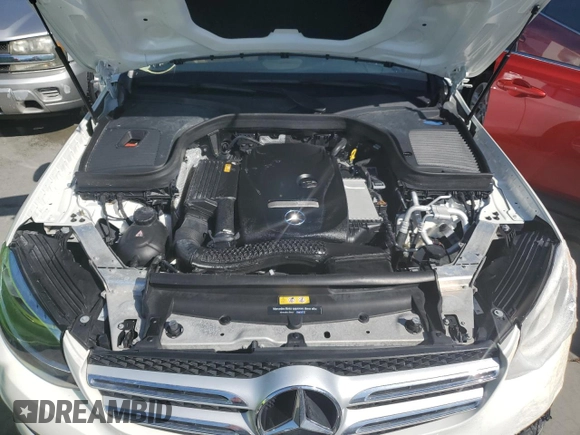 2018 Mercedes-Benz GLC with VIN WDC0G4KB6JV061711, listed as a Copart auction lot 63247122 with 0 mi miles. Bid and sale history available at carsss.com. Image 7.