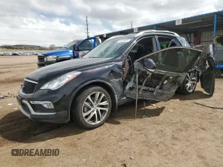 2017 Infiniti QX50 z VIN JN1BJ0RR5HM414423, wystawiony jako Copart lot #51833925 z przebiegiem 83 075 mil mil oraz Szkody całkowita. Historia ofert i sprzedaży dostępna na DreamBid. Obrazek 1.