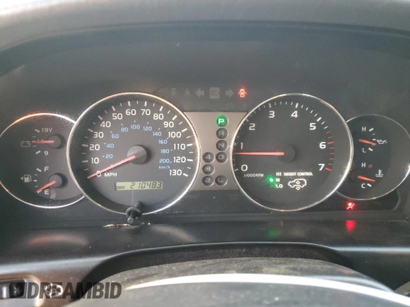 2006 Toyota Land Cruiser z VIN JTEHT05J962083786, wystawiony jako Copart lot #84696924 z przebiegiem 210 483 mil mil oraz Szkoda całkowita • Salvage title. Historia ofert i sprzedaży dostępna na DreamBid. Obrazek 9.