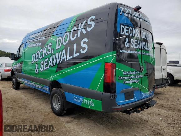 2024 Mercedes-Benz Sprinter with VIN W1Y8ND6Y6RT174851, listed as a Copart auction lot 74935314 with Not Provided miles and Non Repairable. Bid and sale history available at DreamBid. Image 2.