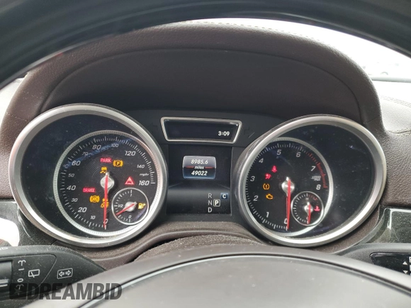 2017 Mercedes-Benz GLS 450 with VIN 4JGDF6EE6HA980780, listed as a Copart auction lot 39303324 with 49,022 mi miles and . Bid and sale history available at DreamBid. Image 9.