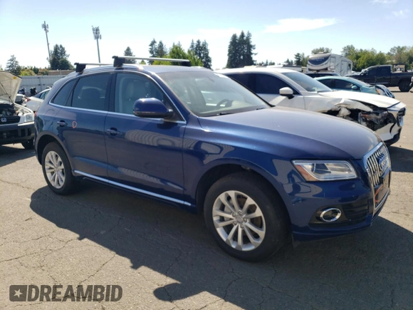 2014 Audi Q5 Premium Plus with VIN WA1LFAFP7EA050329, listed as a Copart auction lot 63111935 with 138,051 mi miles and Salvage title. Bid and sale history available at DreamBid. Image 4.