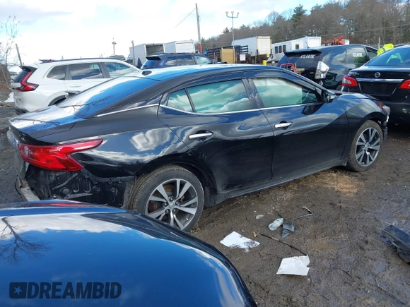 2017 Nissan Maxima SV with VIN 1N4AA6AP0HC396771, listed as a IAAI auction lot 41441040 with 144,489 mi miles. Bid and sale history available at carsss.com. Image 4.