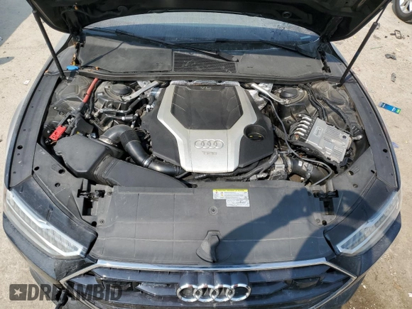 2019 Audi A7 Premium Plus with VIN WAUR2AF23KN083197, listed as a Copart auction lot 70736954 with 53,326 mi miles and Non Repairable. Bid and sale history available at carsss.com. Image 11.