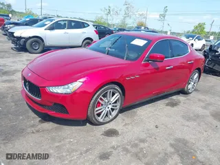 2015 Maserati Ghibli with VIN ZAM57XSA5F1129883, listed as a IAAI auction lot 41920750 with 63,739 mi miles. Bid and sale history available at carsss.com. Image 17.