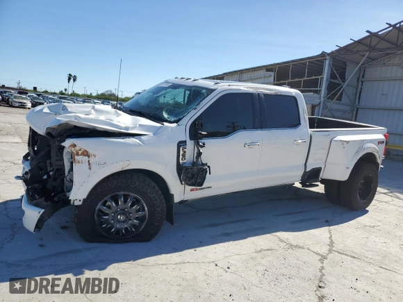 2024 Ford F-350 XL with VIN 1FT8W3DM5REC34294, listed as a Copart auction lot 81778104 with 8,767 mi miles and Salvage Title. Bid and sale history available at DreamBid. Image 2.