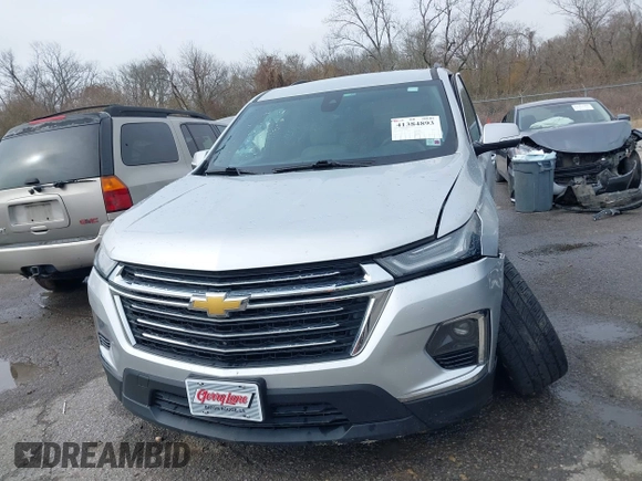 2022 Chevrolet Traverse LT Leather with VIN 1GNERHKW7NJ128403, listed as a IAAI auction lot 41384893 with 100,661 mi miles. Bid and sale history available at carsss.com. Image 12.