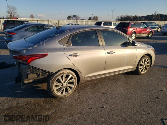 2022 Hyundai Accent Limited with VIN 3KPC34A61NE159171, listed as a Copart auction lot 83667224 with 77,327 mi miles and Salvage Title. Bid and sale history available at carsss.com. Image 3.