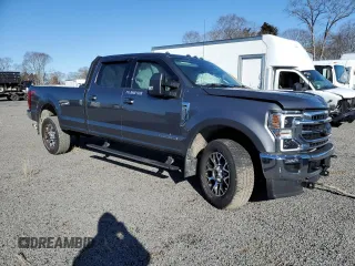 2021 Ford F-350 XL with VIN 1FT8W3BT3MED25616, listed as a Copart auction lot 47059845 with Not Provided miles and Salvage Title. Bid and sale history available at DreamBid. Image 4.