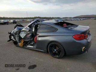 2018 BMW 4 Series 430i xDrive with VIN WBA4W5C51JAA49675, listed as a Copart auction lot 45585095 with Not provided miles and Salvage title. Bid and sale history available at DreamBid. Image 2.