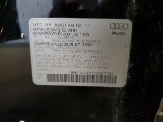 2012 Audi Q5 Premium Plus z VIN WA1LFAFP1CA007182, wystawiony jako Copart lot #55892915 z przebiegiem 143 891 mil mil oraz Czysty tytuł • Clean title. Historia ofert i sprzedaży dostępna na DreamBid. Obrazek 13.