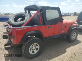 1991 Jeep Wrangler with VIN 2J4FY29SXMJ145229, listed as a Copart auction lot 61902315 with 188,786 mi miles and Clean title. Bid and sale history available at DreamBid. Image 3.