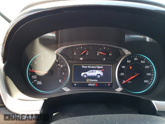 2020 Chevrolet Traverse LT Cloth with VIN 1GNEVGKW7LJ190659, listed as a Copart auction lot 60342623 with 49,257 mi miles. Bid and sale history available at carsss.com. Image 9.