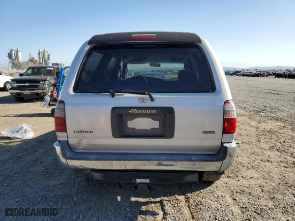 1998 Toyota 4Runner with VIN JT3GN87R5W0085448, listed as a Copart auction lot 52615305 with 252,676 mi miles and Clean Title. Bid and sale history available at carsss.com. Image 6.
