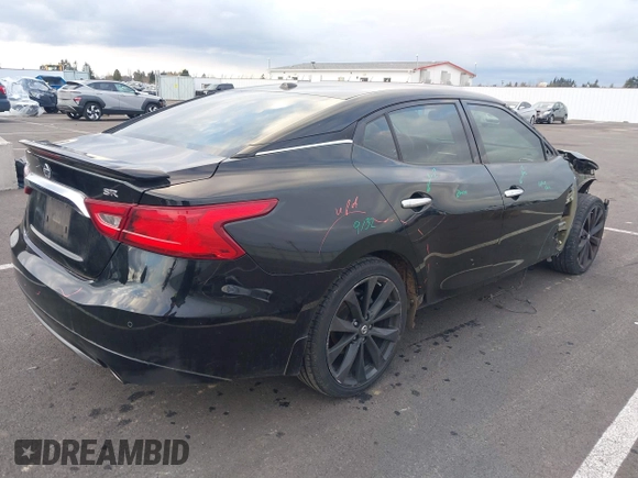 2016 Nissan Maxima SV with VIN 1N4AA6AP8GC446119, listed as a IAAI auction lot 41535882 with 87,539 mi miles and . Bid and sale history available at DreamBid. Image 4.