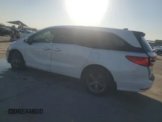 2022 Honda Odyssey EX with VIN 5FNRL6H50NB011204, listed as a Copart auction lot 78883064 with 74,144 mi miles and Salvage Title. Bid and sale history available at DreamBid. Image 2.